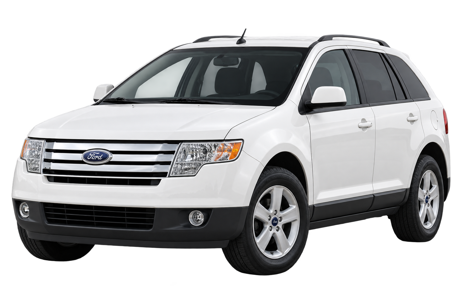 White 2008 Ford Edge — rendered illustration